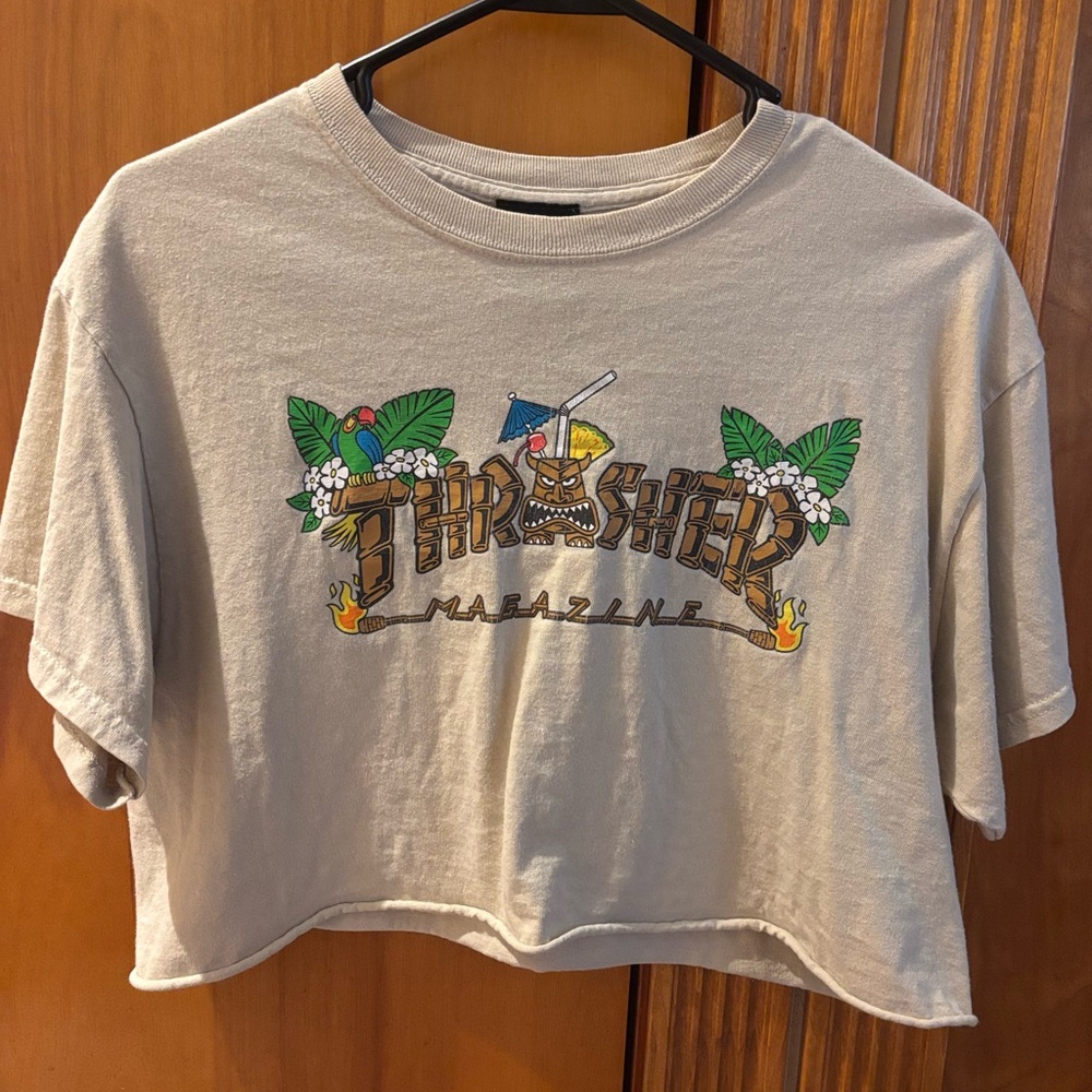 Thrasher Cream T-Shirt